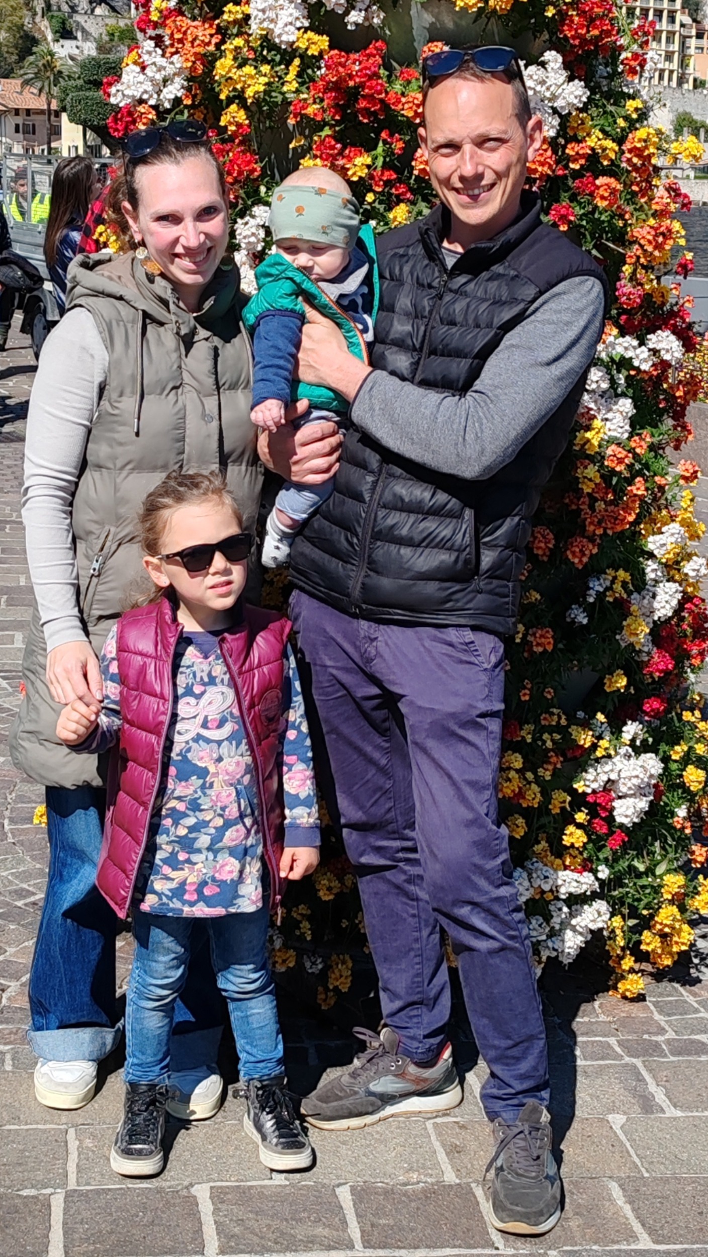 Melanie, Lara, Liam und Philipp